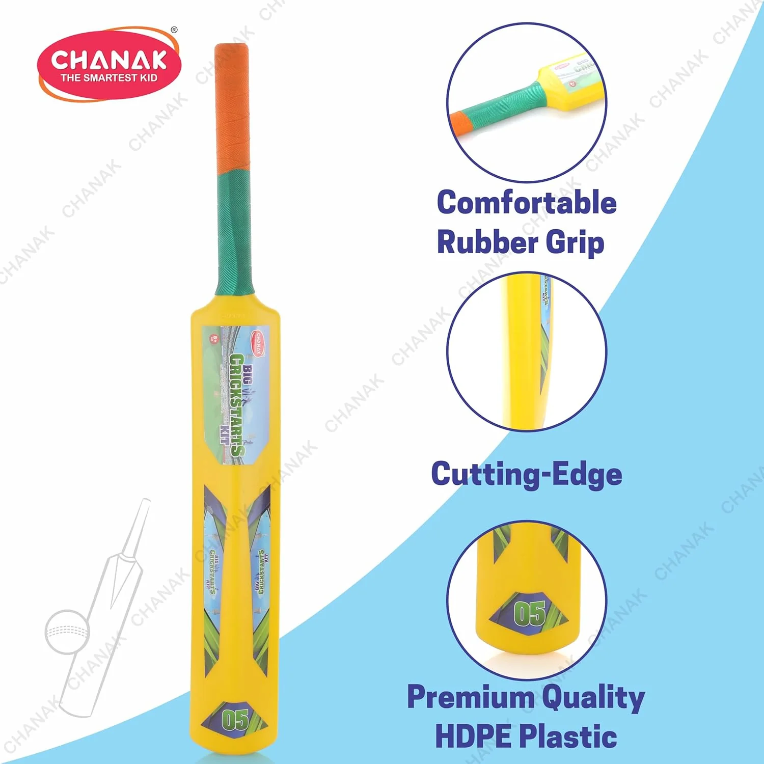 Chanak Cricket Bat – Large Size Yellow | BIS Approved - Image 3