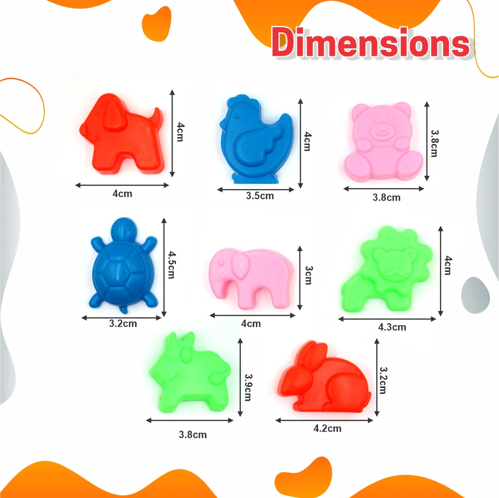 Chanak Creative Sand Kit for Kids 3+ Years | 1kg Non-Toxic Sand with 5 Large & 8 Small Moulds – BIS Approved - Image 4
