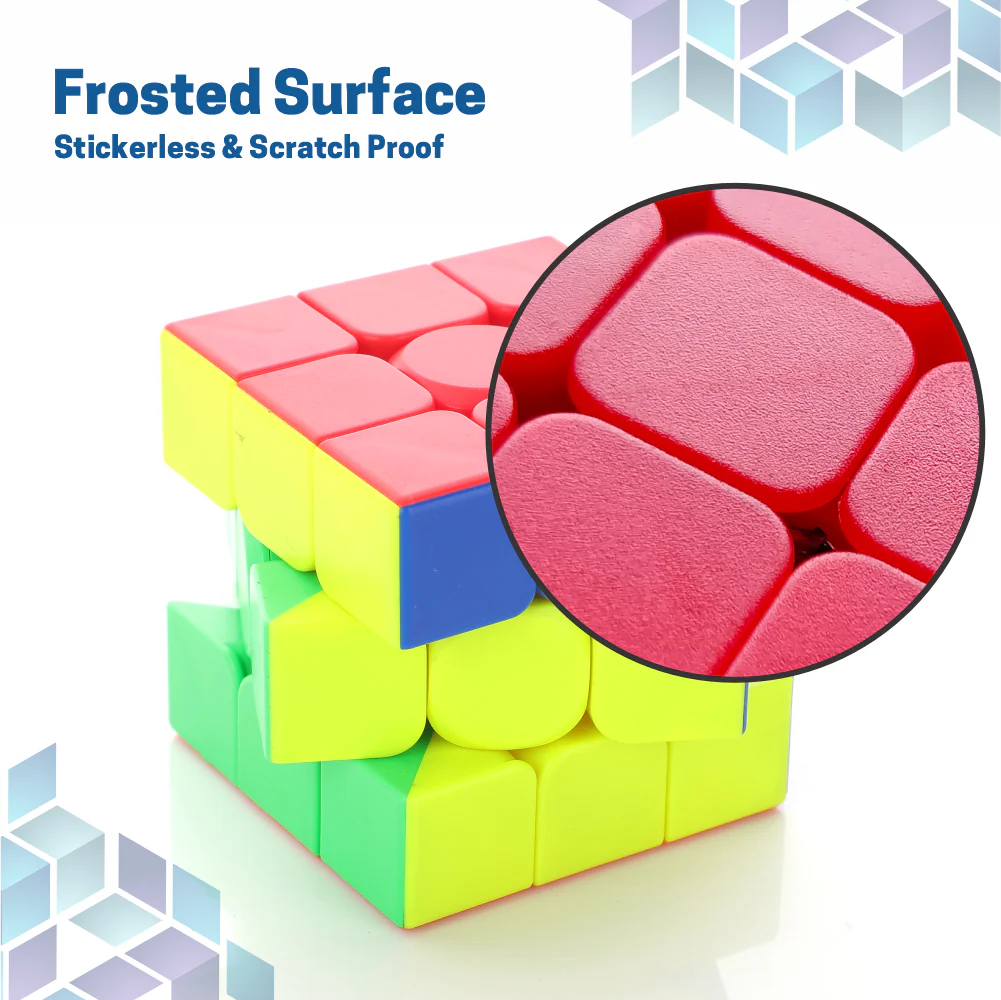 Chanak 3x3 Speed Cube for Kids & Adults 6+ Years | Stickerless Puzzle Cube – BIS Approved - Image 4