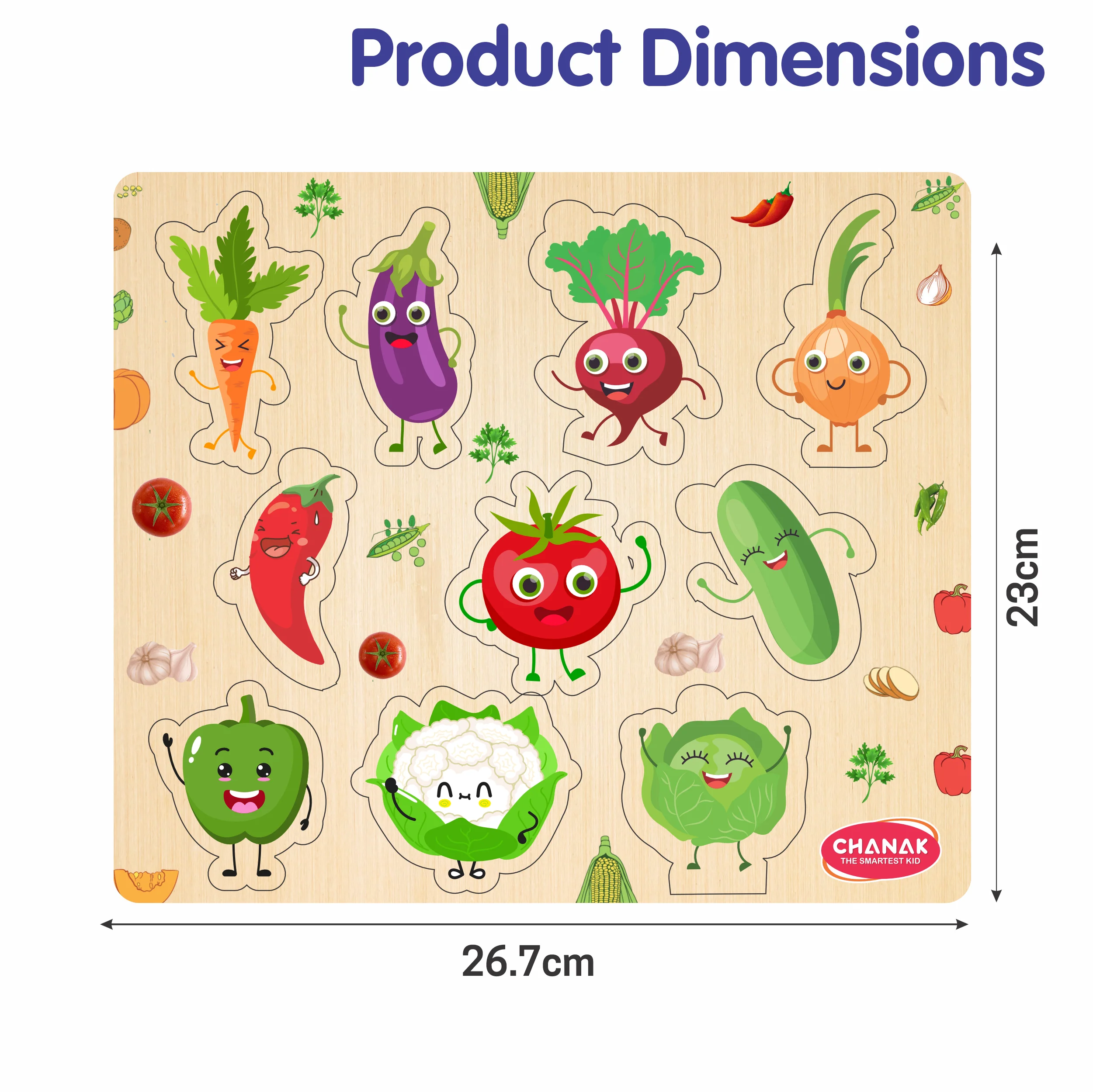 Chanak 4-in-1 Montessori Learning Set – Wooden Puzzle Combo for Kids - Image 23