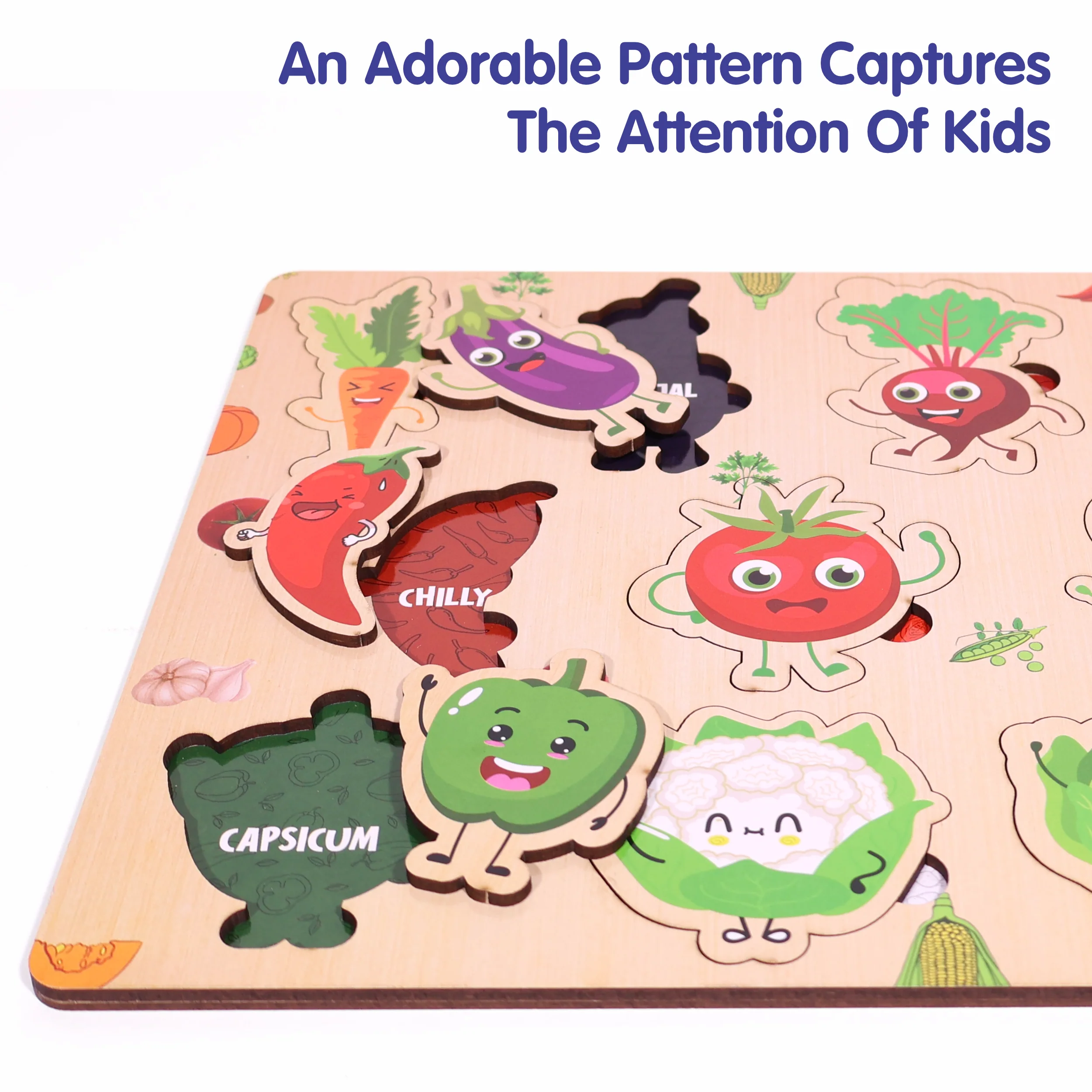 Chanak 4-in-1 Montessori Learning Set – Wooden Puzzle Combo for Kids - Image 24