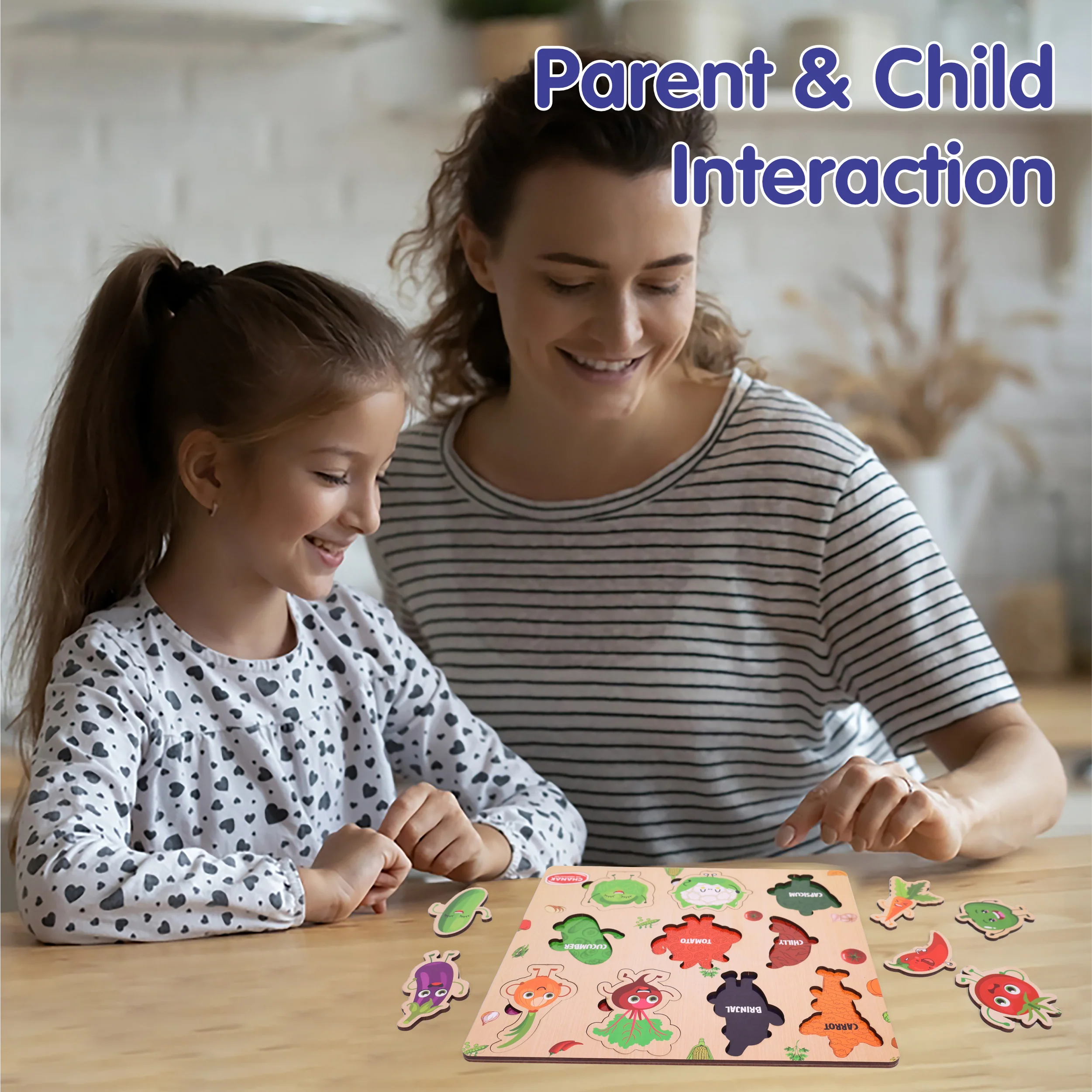 Chanak 4-in-1 Montessori Learning Set – Wooden Puzzle Combo for Kids - Image 29