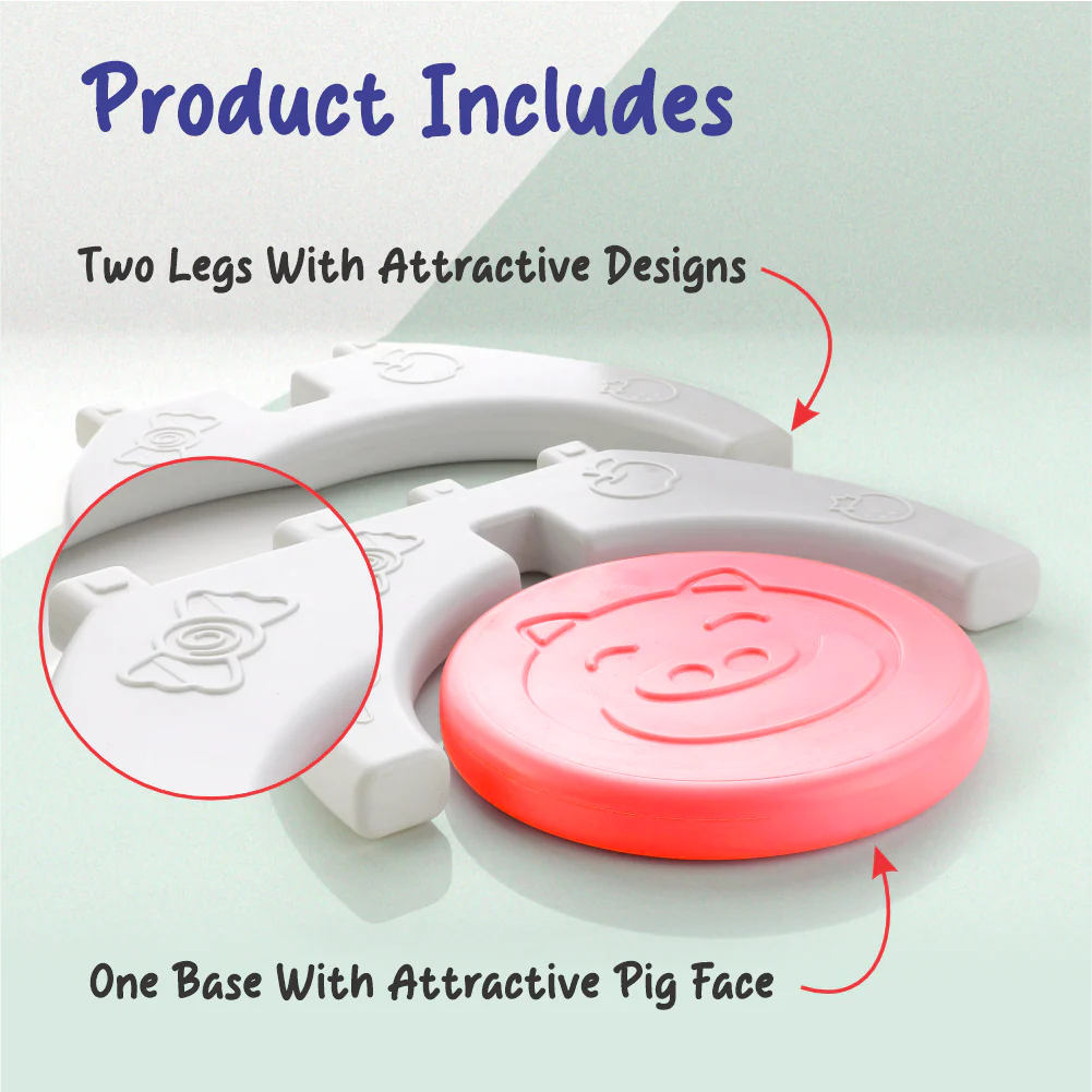 Chanak Baby Step Stool Chair for Kids | Durable HDPE Plastic Activity Seat – BIS Approved (Red) - Image 3