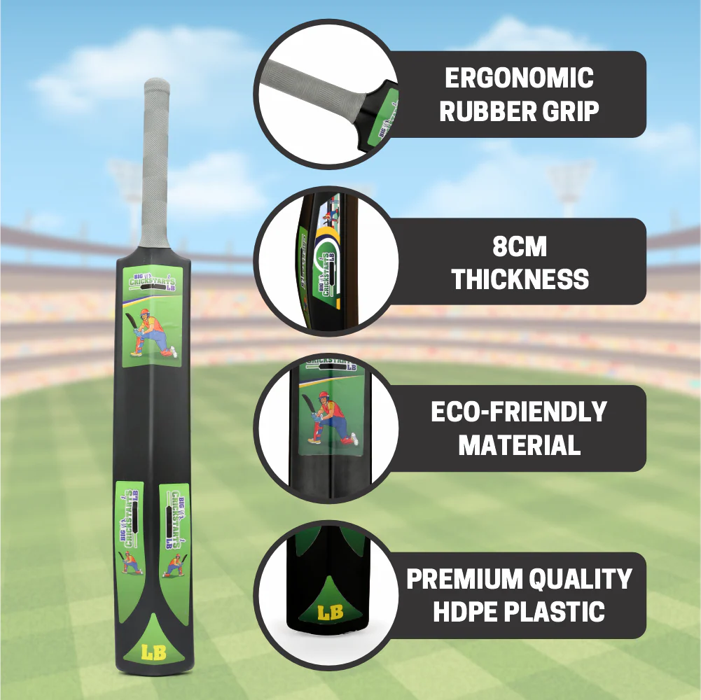 Chanak Big Cricket Turf Bat for Boys & Girls, 34.5 inch 1 Cricket Bat for Indoor & Outdoor Activity, Cricket Bat for Kids & Adults Above 15 Year(Big Turf Bat) - Image 4