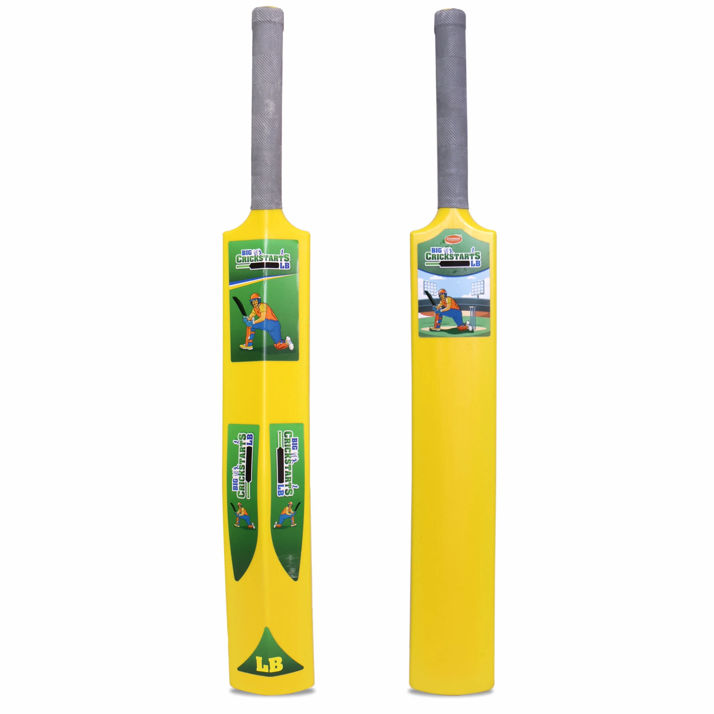 Chanak Big Cricket Turf Bat for Kids & Adults 15+ Years | 34.5 Inch Indoor & Outdoor Cricket Bat – BIS Approved (Yellow) - Image 5