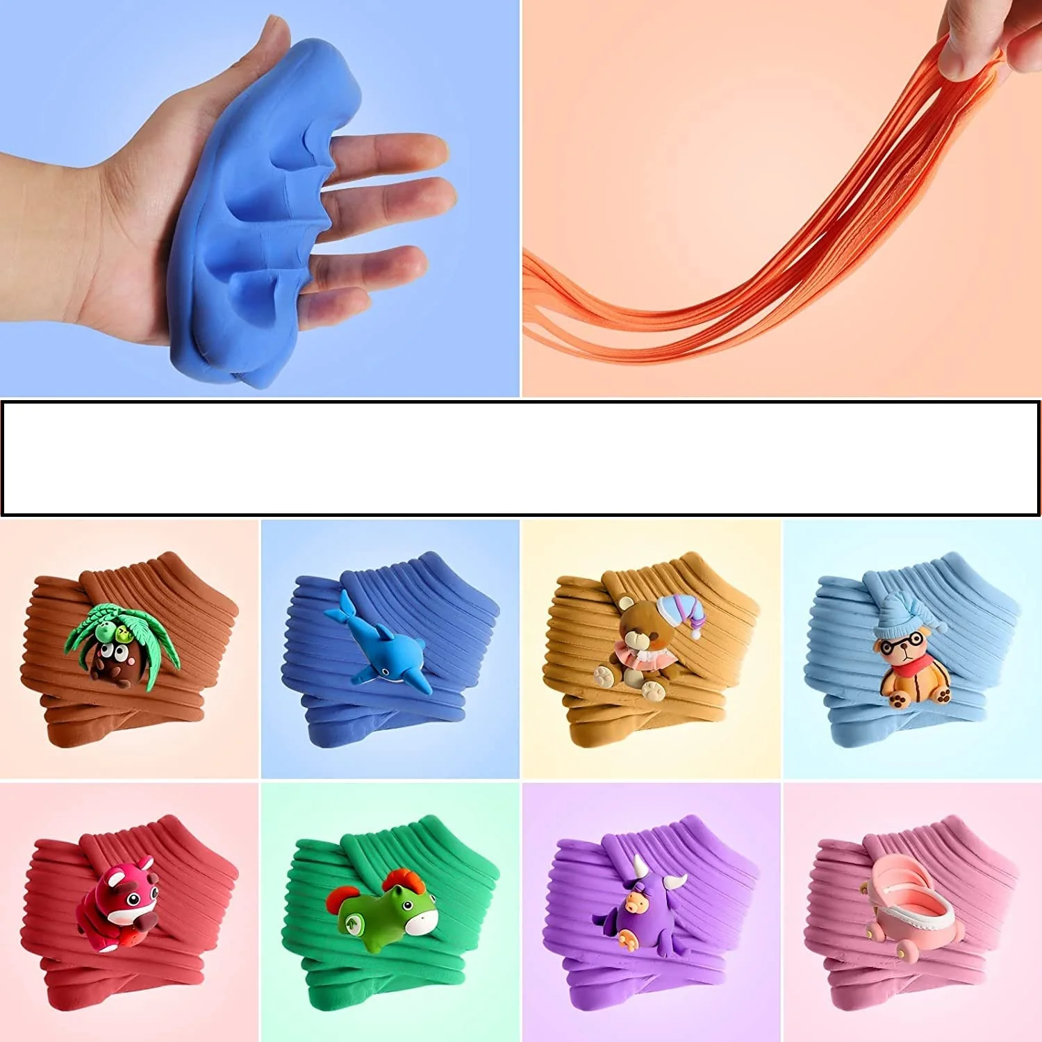 Chanak Clay Dough Set for Kids 3+ Years | 5 Colorful Non-Toxic Clay with Sculpting Tools – BIS Approved (100g x 5) - Image 4