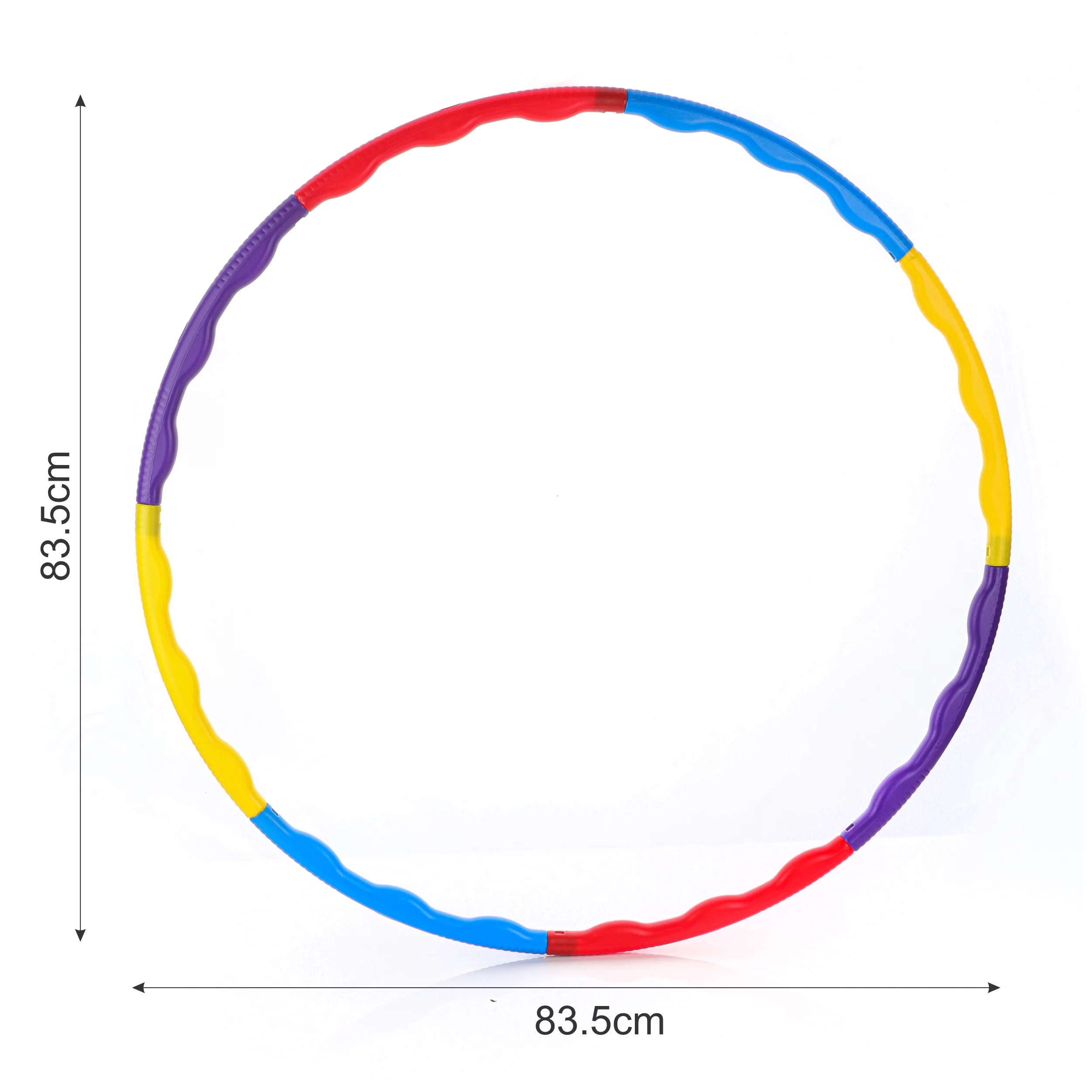 Chanak Hula Hoop for Kids & Adults 3+ Years | 8-Piece Interlocking Fitness Hoop – BIS Approved (PVC Pack) - Image 3