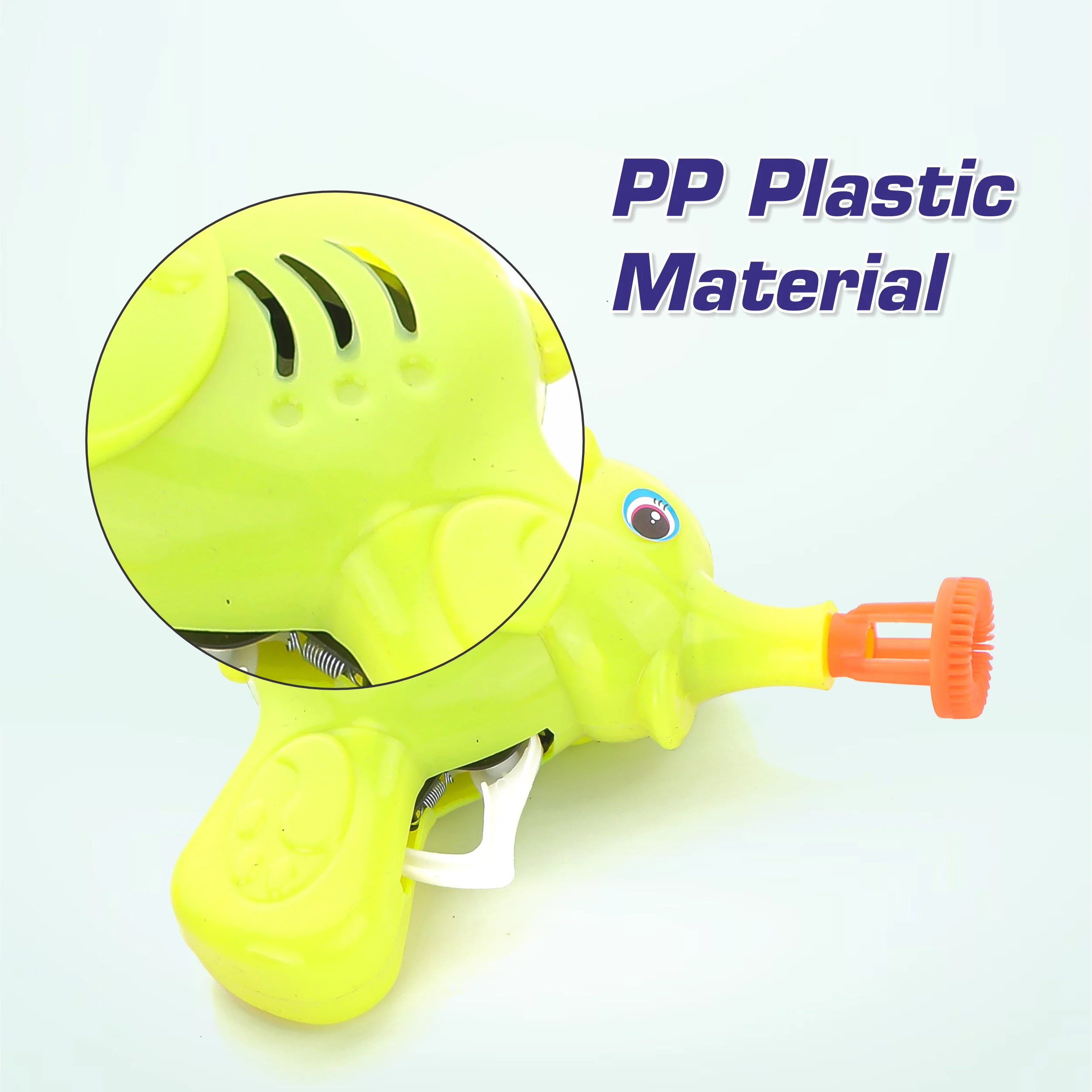 Chanak Elephant Bubble Gun Toy for Kids | Bubble Maker with 100ml Bubble Liquid – BIS Approved (Yellow) - Image 5