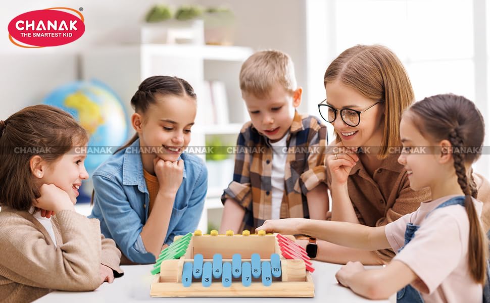Chanak Shut The Box Wooden Dice Game for Kids 5+ Years | Classic Math & Motor Skills Board Game – BIS Approved - Image 4