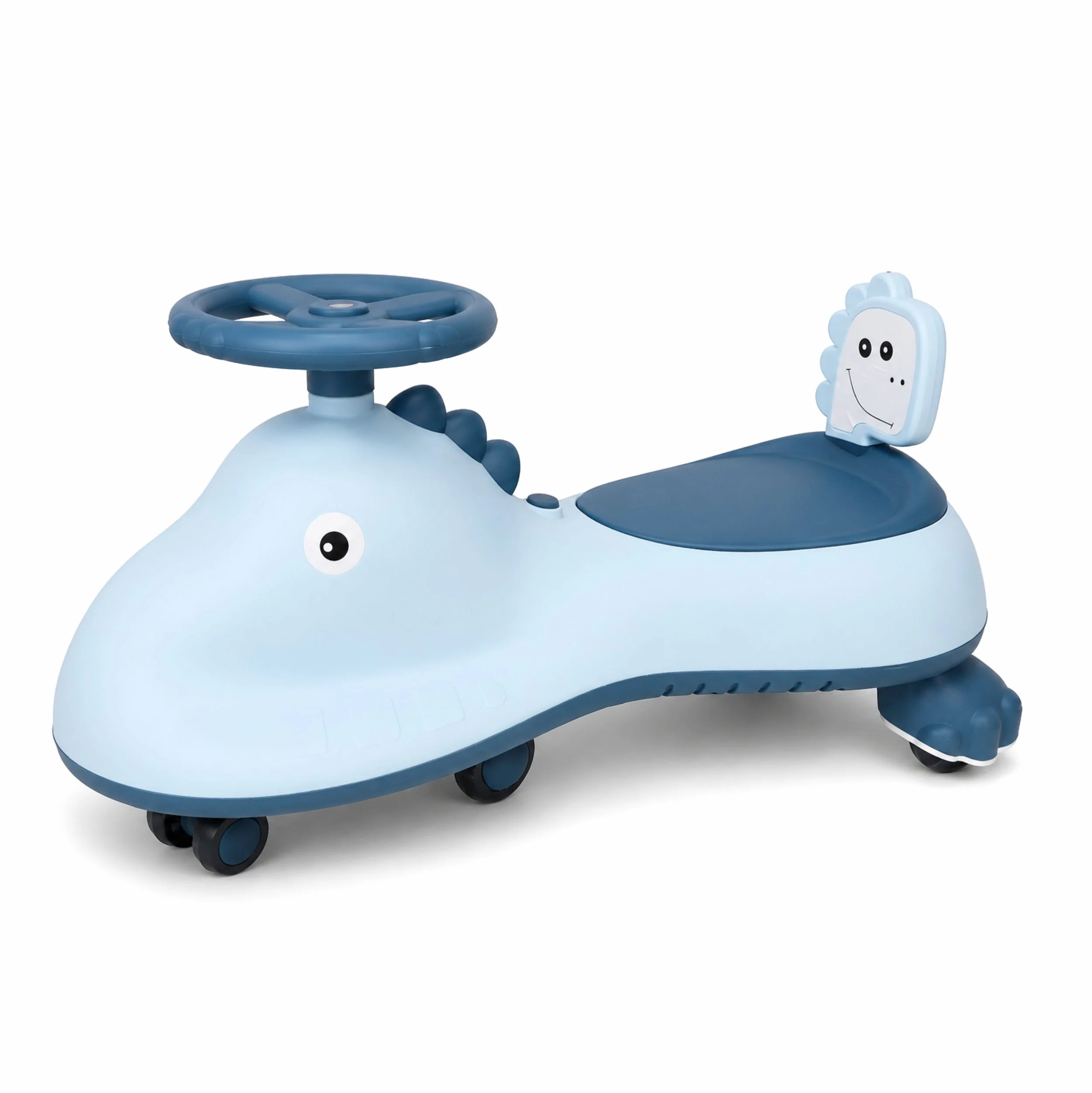 Chanak Dino Swing Ride-On Car for Kids 3+ Years | 360° Wheels, Lights & Music Animal Shape Wiggle Car – BIS Approved - Image 3