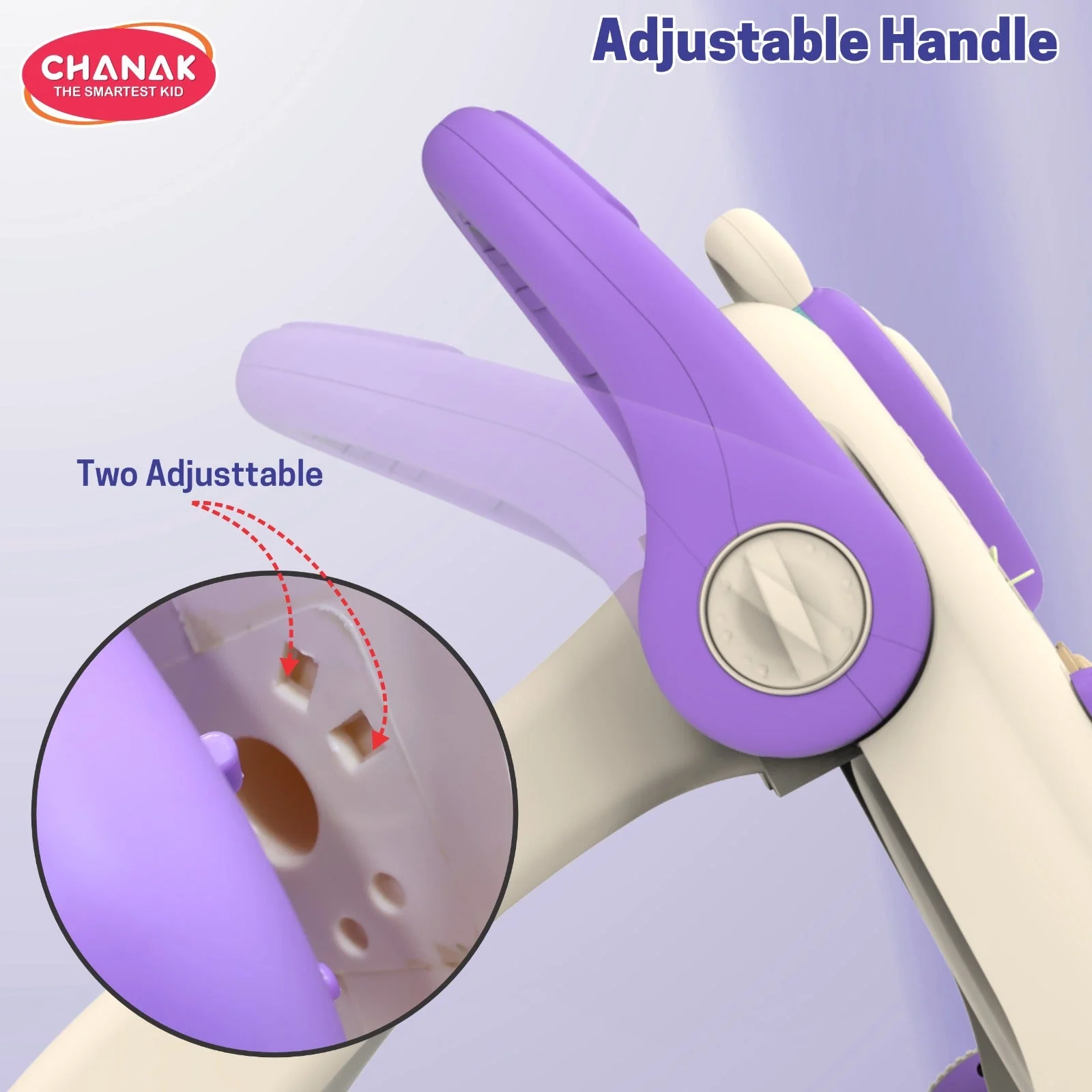 Chanak Happy Feet Baby Walker for 9+ Months | Adjustable Speed, Anti-Slip Wheels, Music & Activity Centre – BIS Approved (Purple) - Image 11