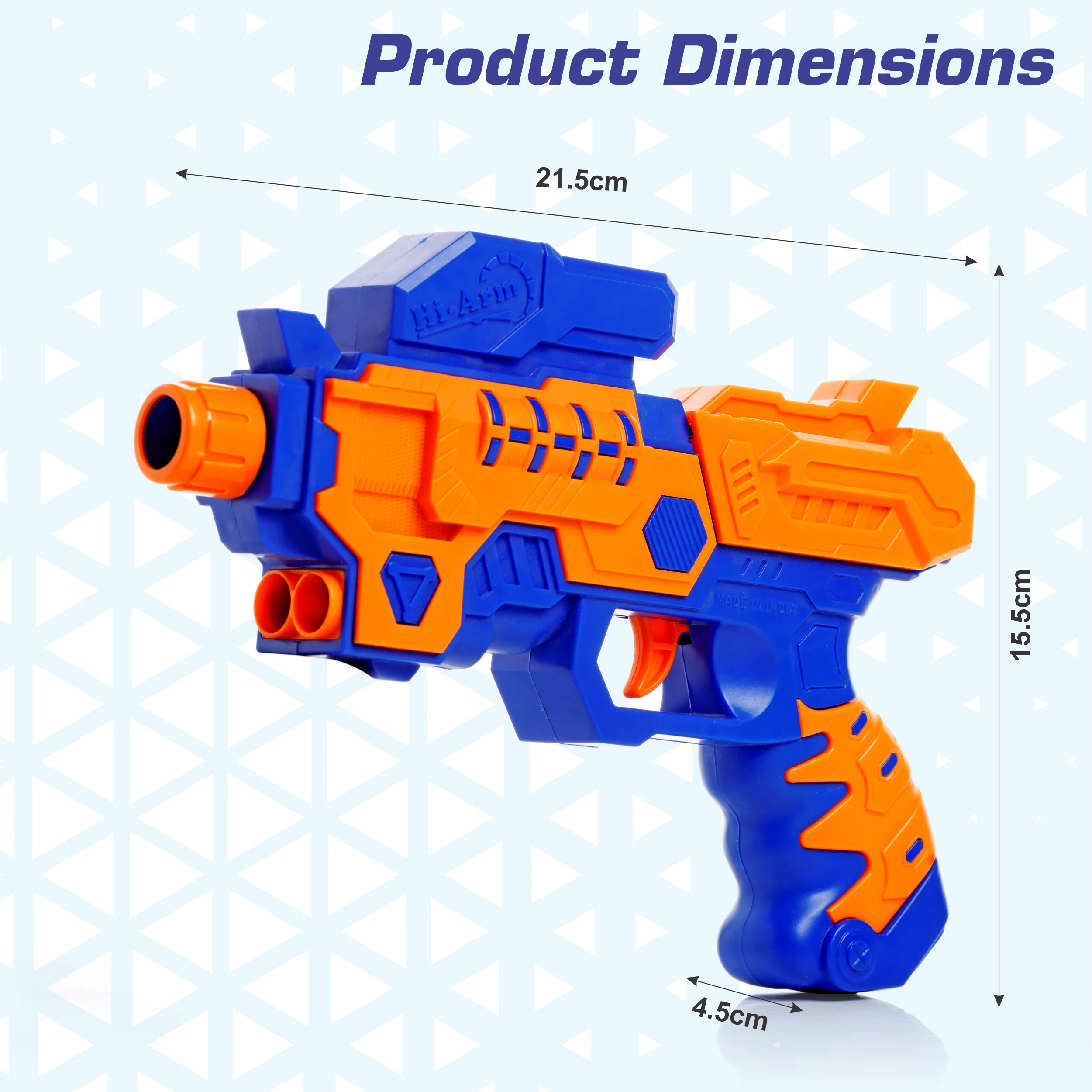 Chanak Soft Bullet Gun Toy for Kids 7+ Years | 40 Feet Range with 10 Bullets – BIS Approved - Image 5