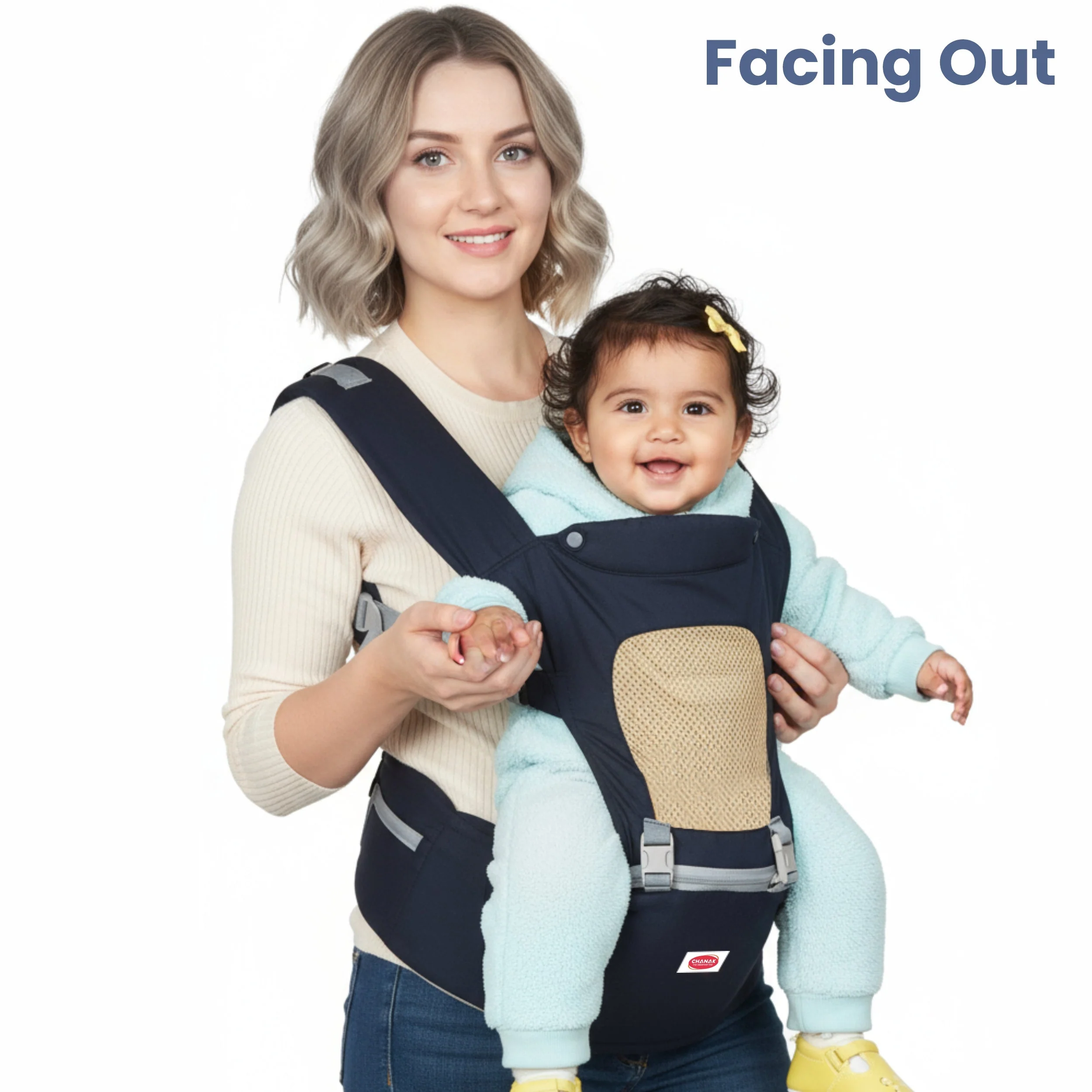 Chanak 4-in-1 Baby Hip Carrier - Image 8