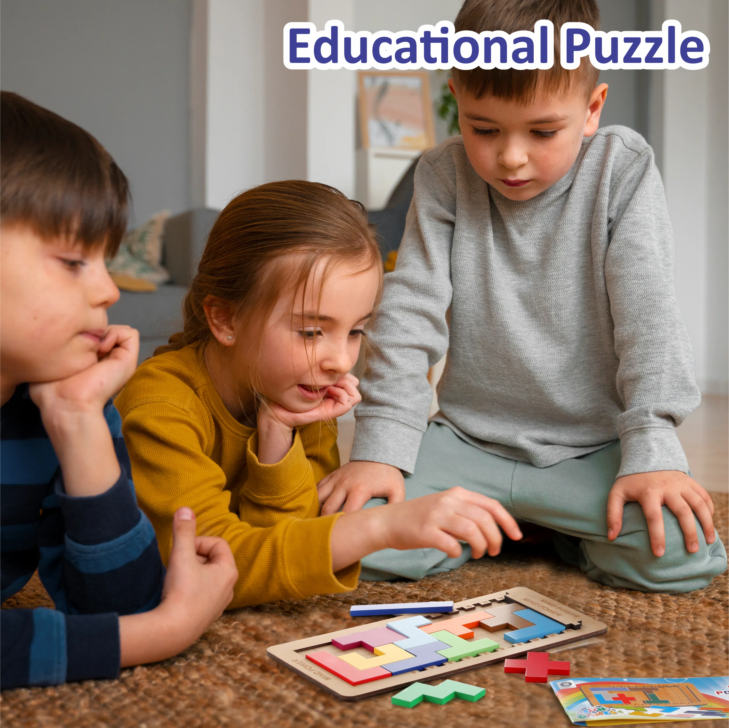 Chanak Wooden Tetris Puzzle Game for Kids 6+ Years | Brain Booster Russian Block Puzzle – BIS Approved - Image 6