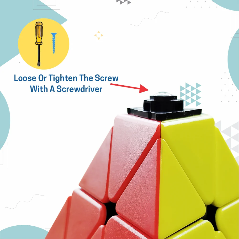 Chanak Pyramid Speed Cube for Kids 8+ Years | Stickerless Triangle Pyraminx – BIS Approved - Image 4