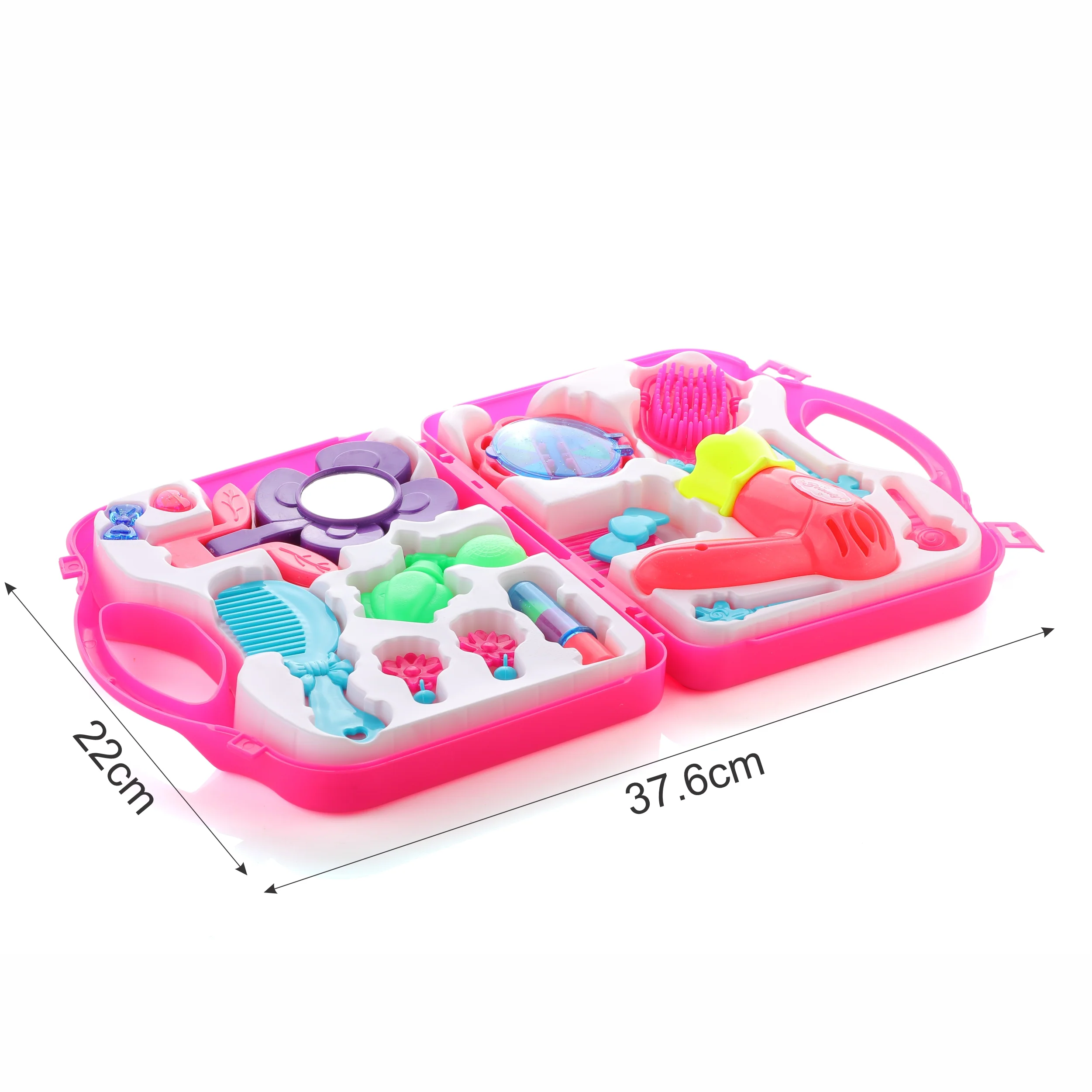 Chanak Beauty Kit for Kids 3+ Years | Pretend Play Makeup Set with Foldable Suitcase – BIS Approved - Image 4