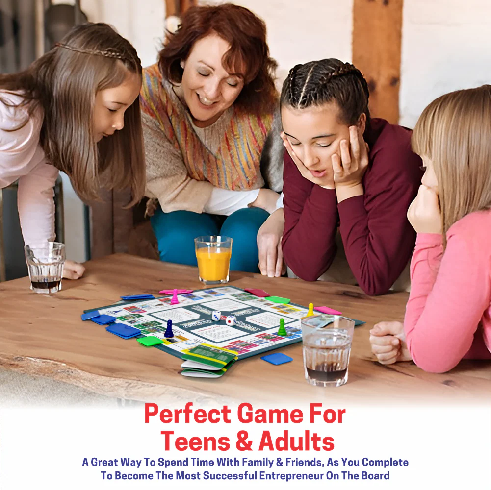 Chanak 5-in-1 Board Game Set for Kids & Adults 3+ Years | Business, Ludo, Snakes & Ladders & More – BIS Approved - Image 11