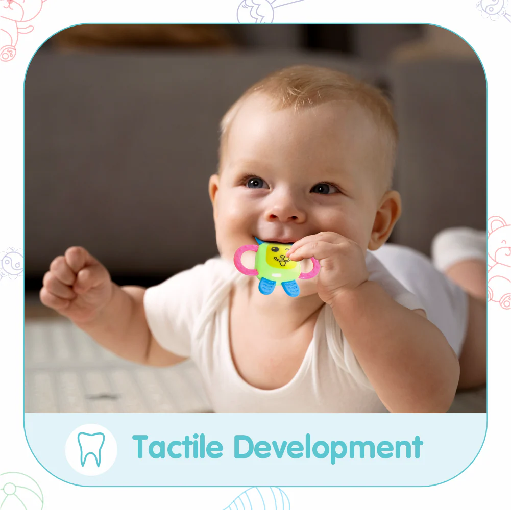 Chanak Baby Rattle Set for 0-6 Months | 3 Pcs Non-Toxic BPA Free Sensory Toy – BIS Approved - Image 5