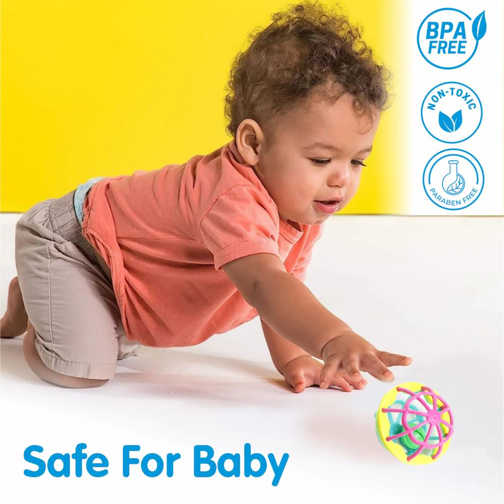 Chanak Baby Rattle Set for 0-6 Months | 5 Pcs Non-Toxic BPA Free Sensory Toy – BIS Approved - Image 7