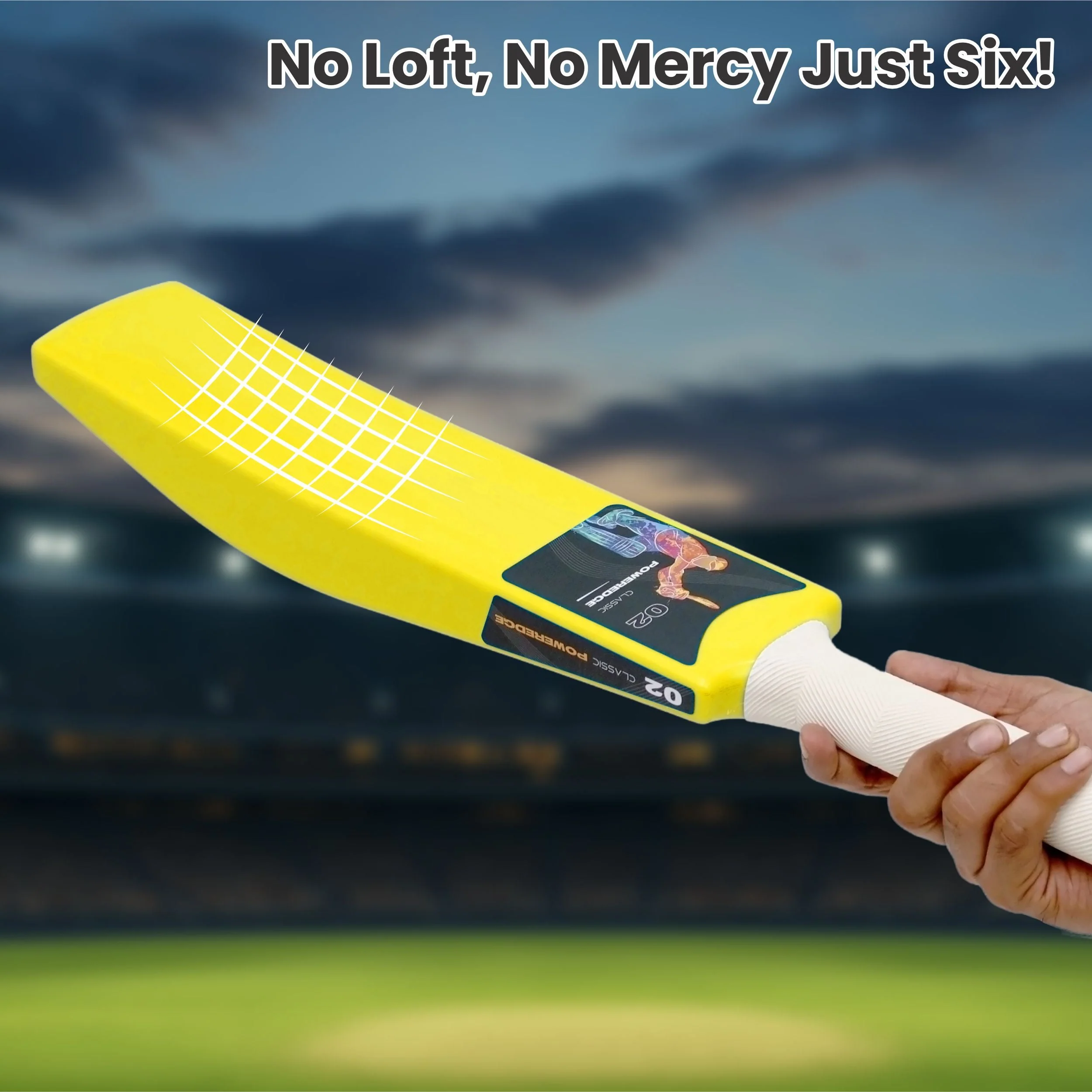 Chanak Small Cricket Turf Bat for Kids 5+ Years | 25.5 Inch Indoor & Outdoor Cricket Bat – BIS Approved (Yellow) - Image 4