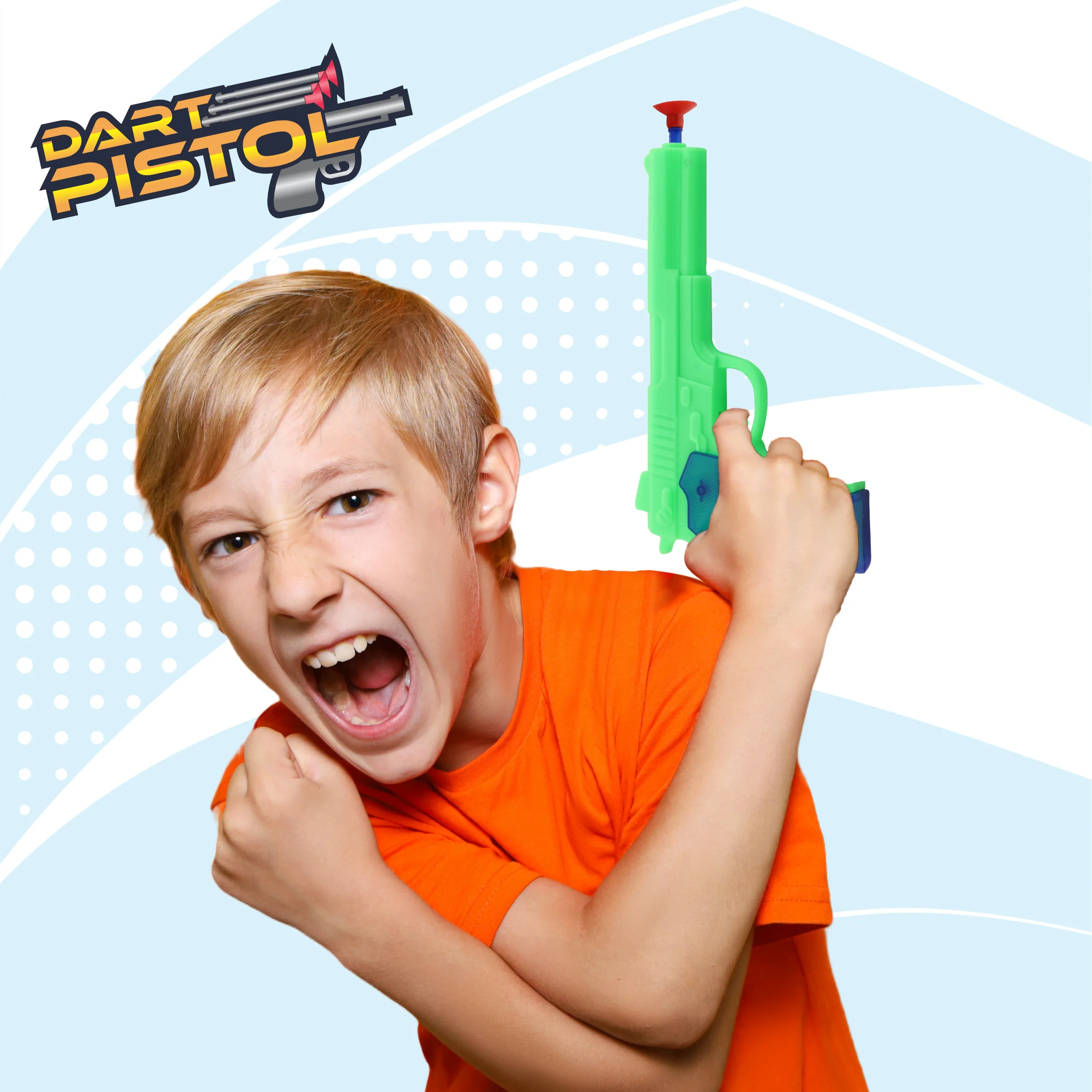 Chanak Toy Gun Set for Kids | 5 Vacuum Stick Darts, Safe & Durable – BIS Approved (Green) - Image 6