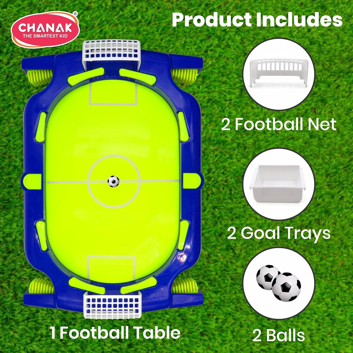 Chanak Mini Tabletop Football Game for Kids 6+ Years | Portable Desktop Soccer Flicker Toy – BIS Approved - Image 6