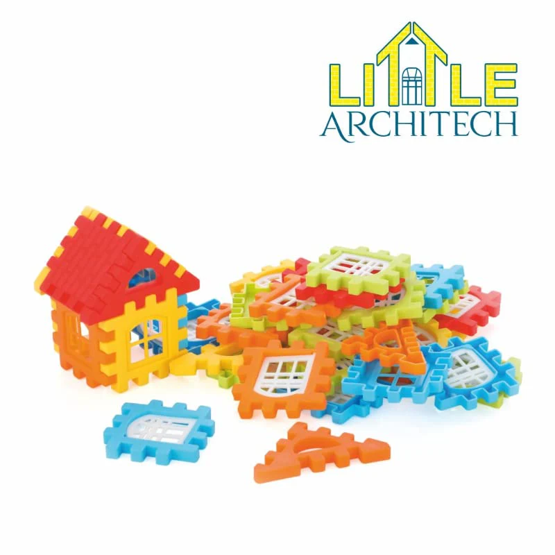 Chanak Building Blocks House Set for Kids 3+ Years | DIY Stacking Toy – BIS Approved (90 pcs) - Image 3