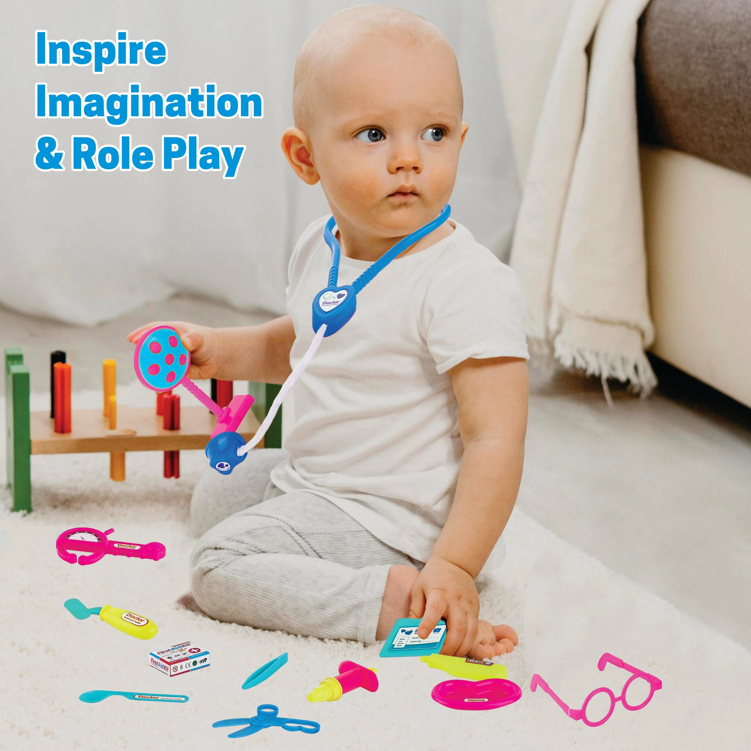 Chanak Doctor Kit for Kids 3+ Years | Pretend Play Doctor Set Toyset – BIS Approved - Image 4