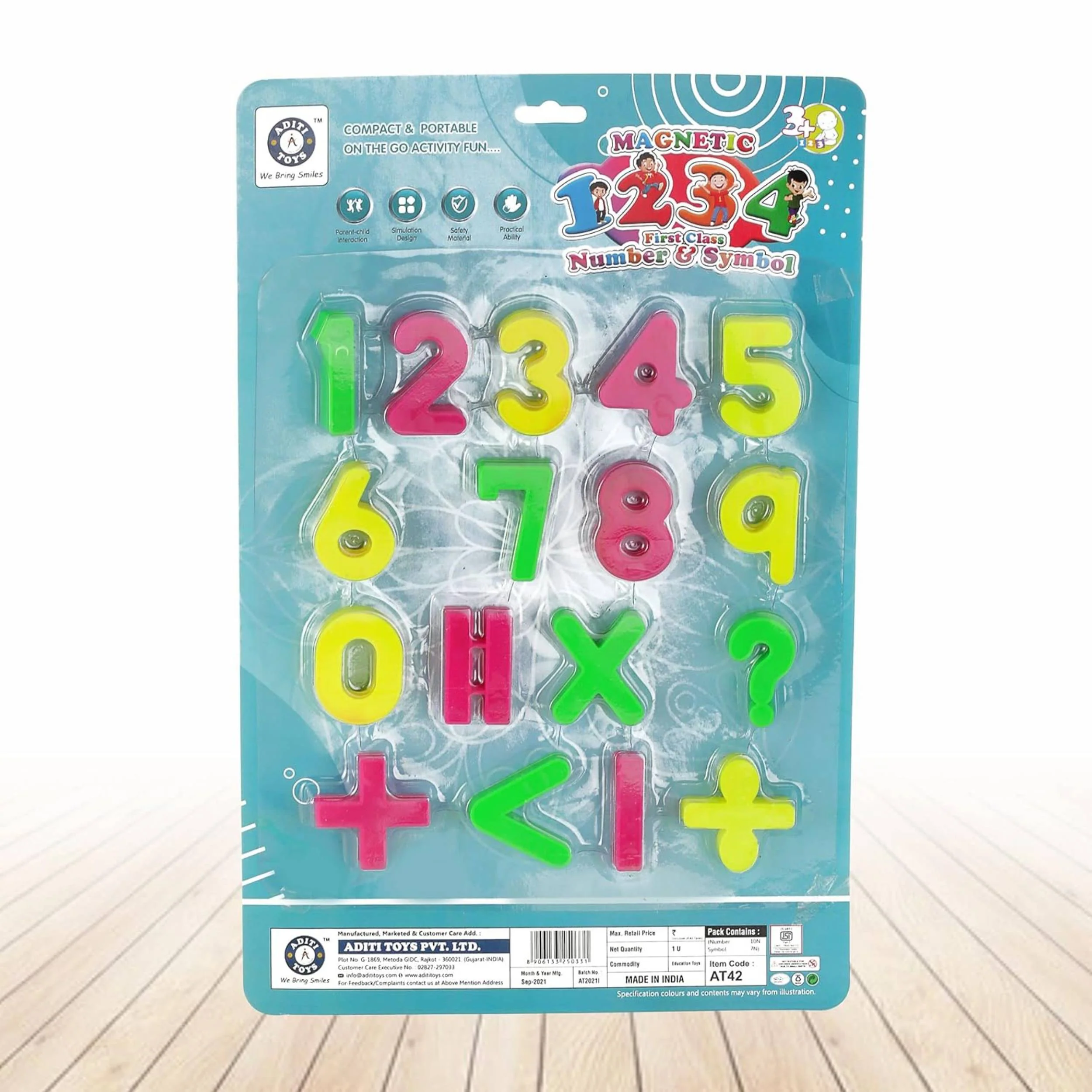 Chanak Magnetic Numbers with Symbols for Kids | Educational Learning Toy for Addition & Subtraction – BIS Approved