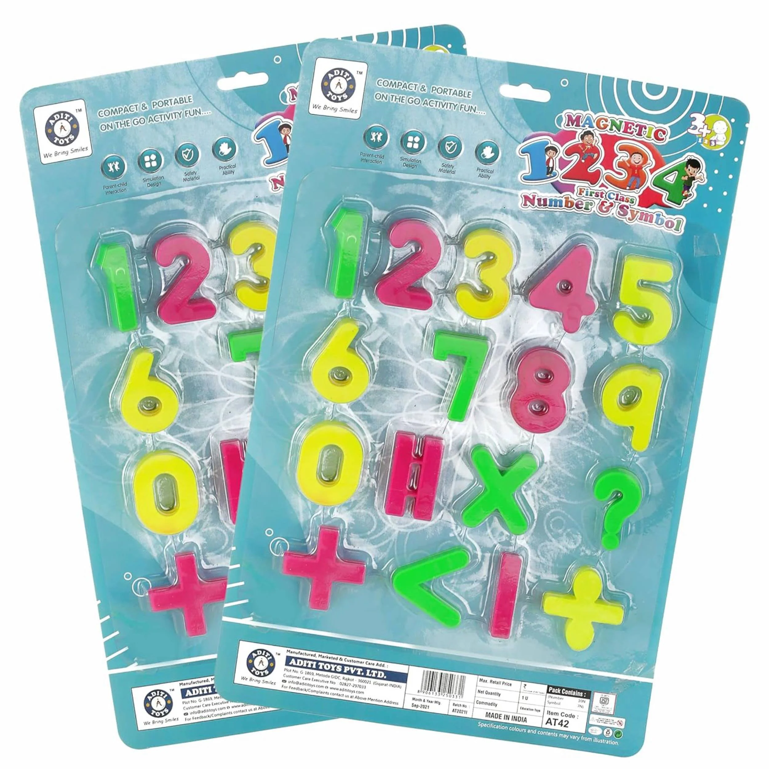 Chanak Magnetic Numbers with Symbols for Kids | Educational Learning Toy for Addition & Subtraction – BIS Approved - Image 2