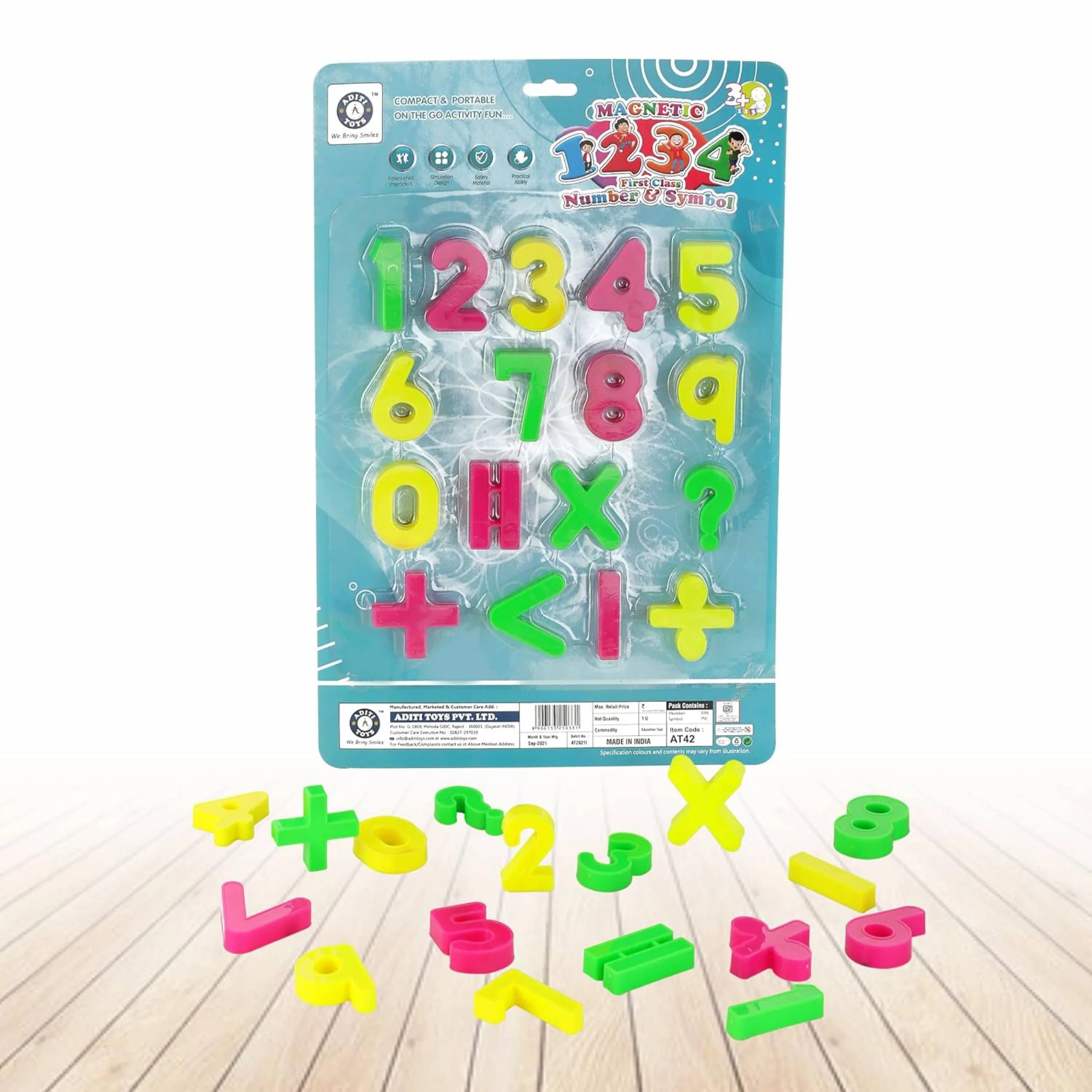 Chanak Magnetic Numbers with Symbols for Kids | Educational Learning Toy for Addition & Subtraction – BIS Approved - Image 3