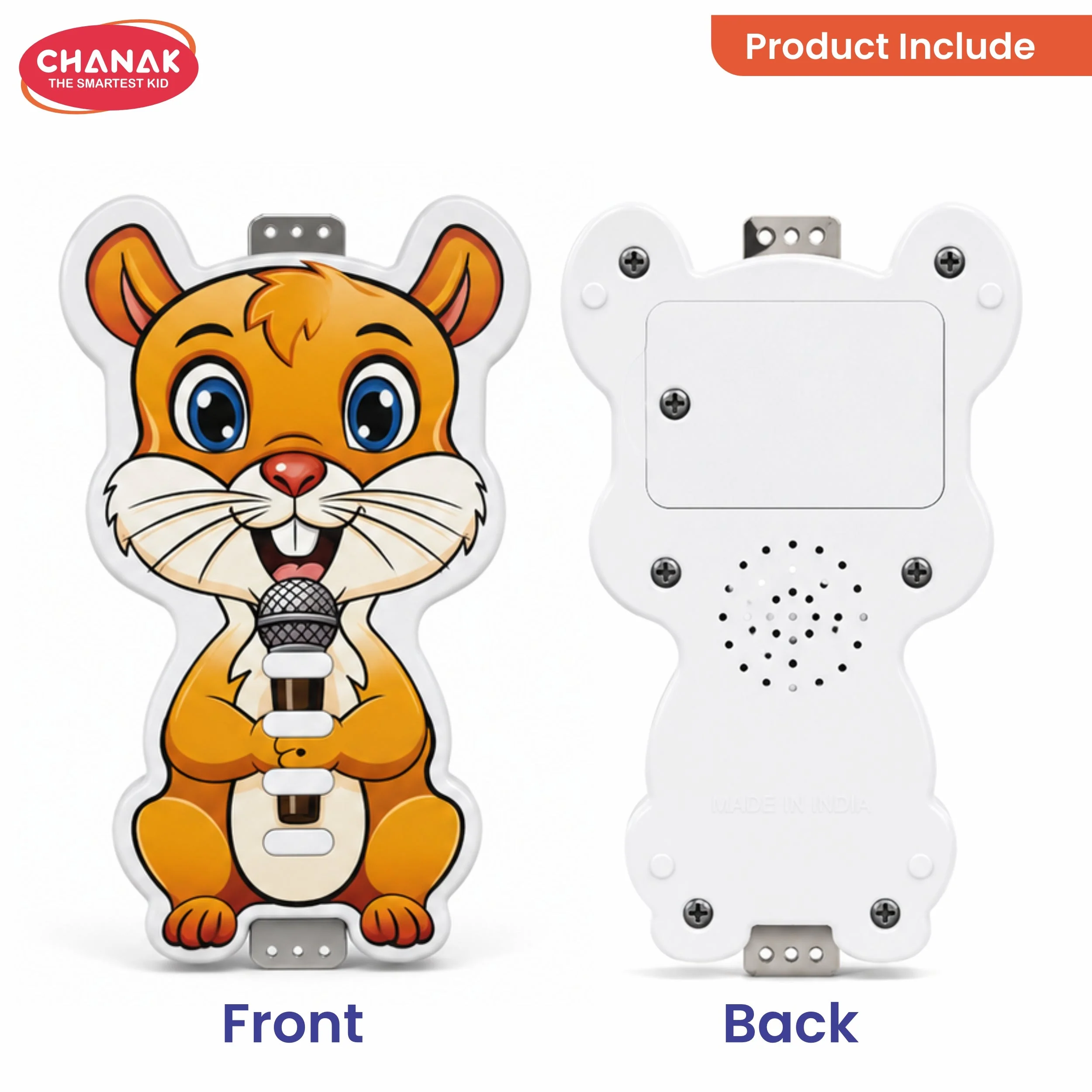 Chanak Squirrel Musical Toy for Kids 3+ Years | Realistic Singing Squirrel with Sound & Light – BIS Approved - Image 4