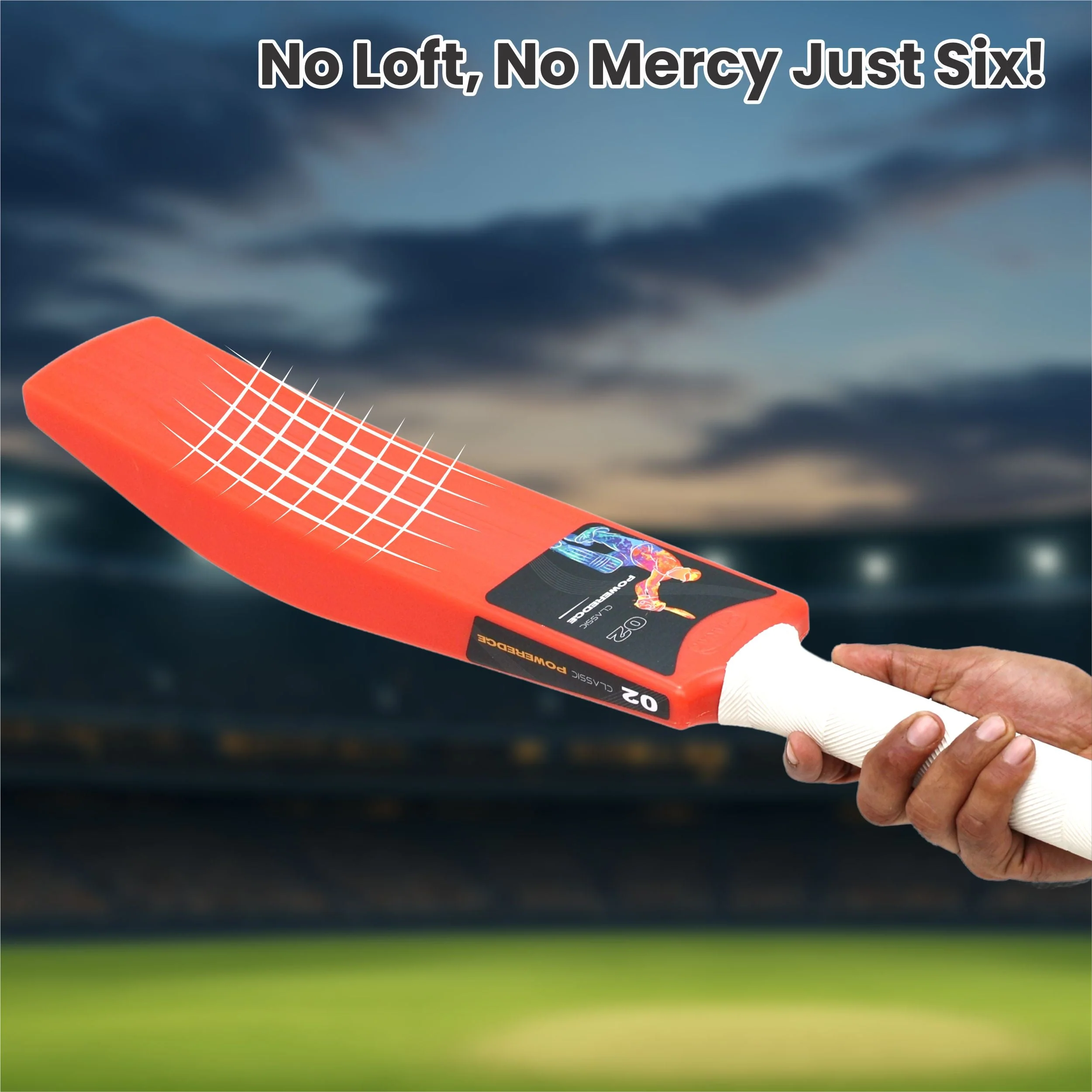 Chanak Small Cricket Turf Bat for Kids 5+ Years | 25.5 Inch Indoor & Outdoor Cricket Bat – BIS Approved (Orange) - Image 3