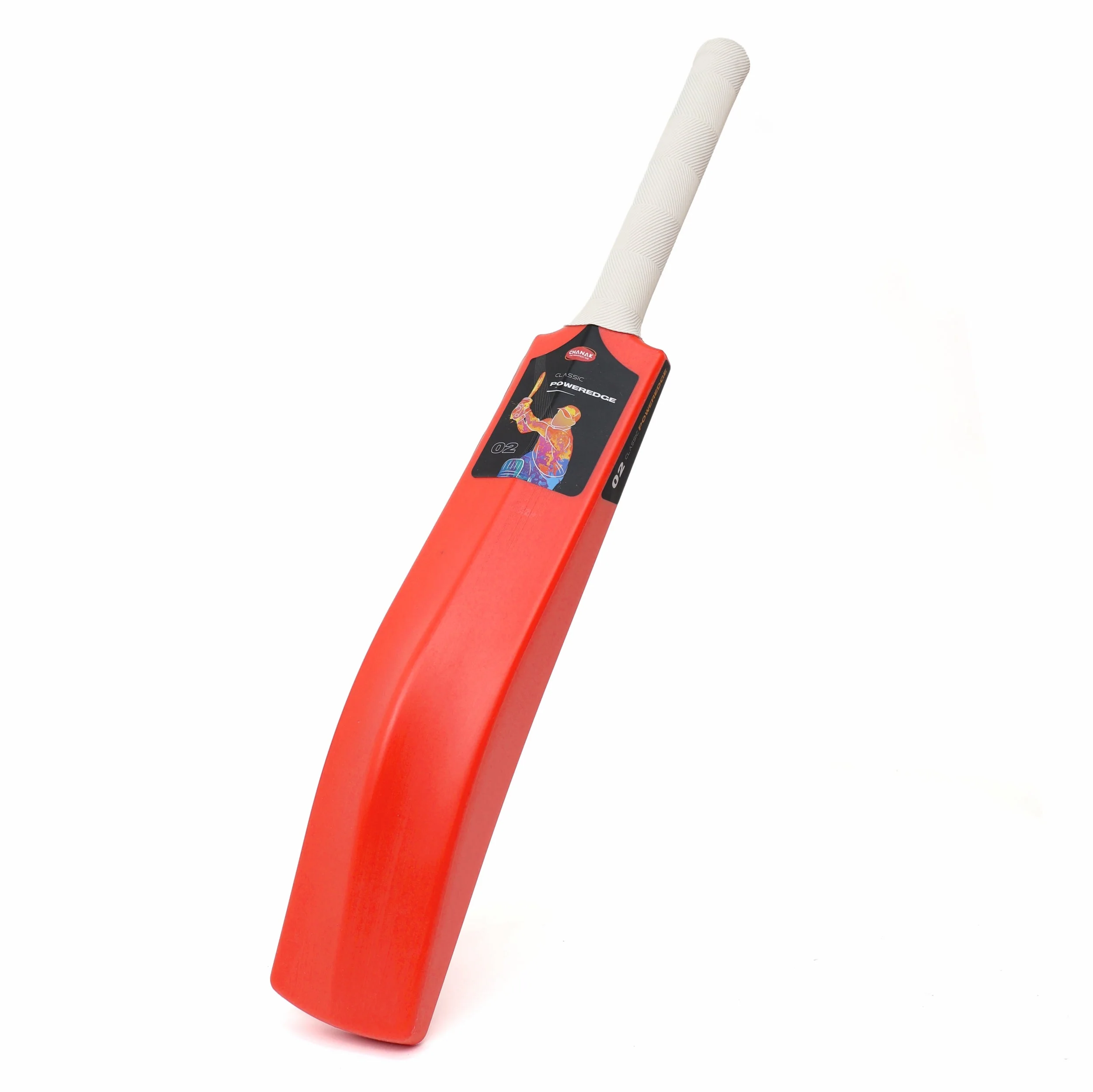 Chanak Big Cricket Turf Bat for Kids 5+ Years | 27.8 Inch Indoor & Outdoor Cricket Bat – BIS Approved (Orange)