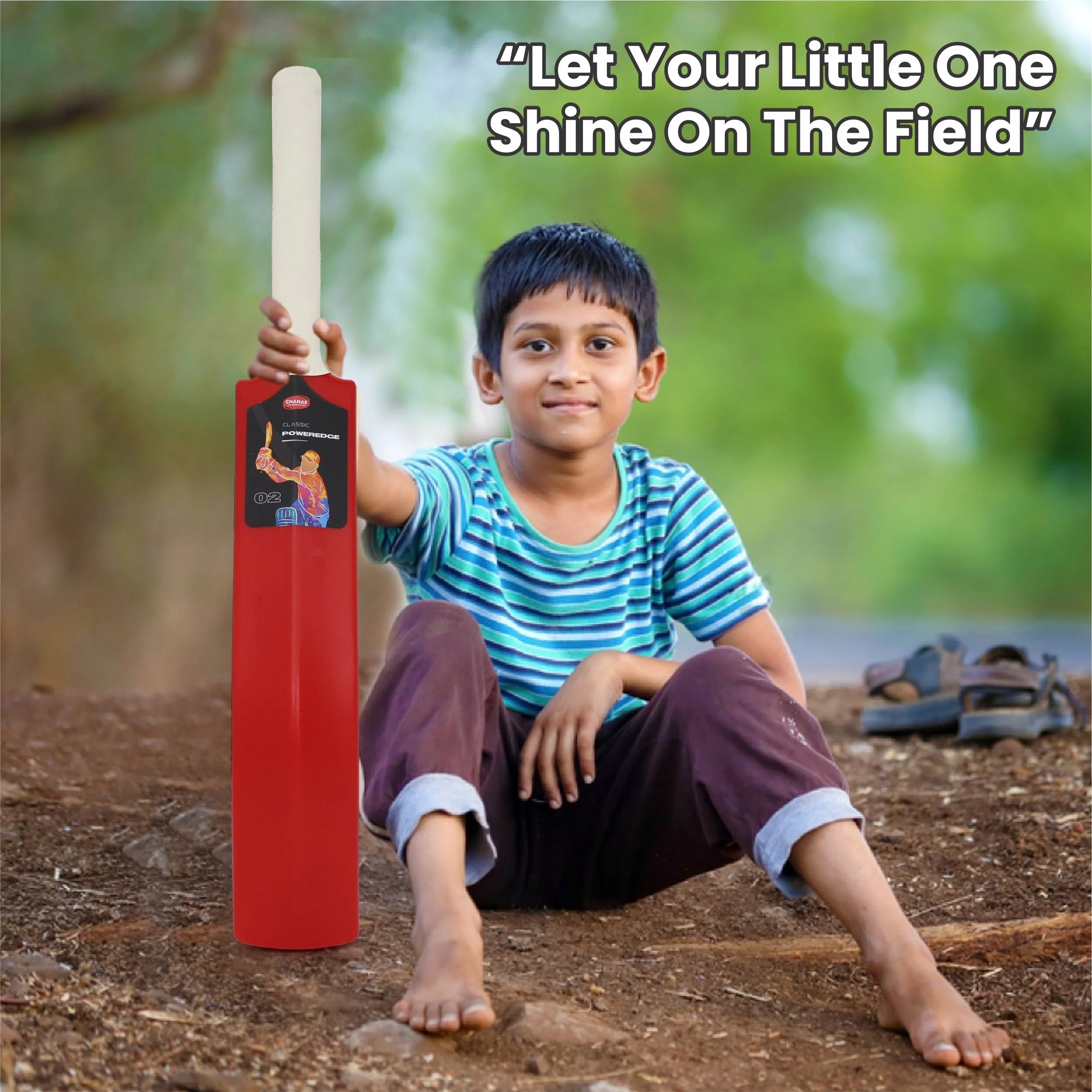 Chanak Big Cricket Turf Bat for Kids 5+ Years | 27.8 Inch Indoor & Outdoor Cricket Bat – BIS Approved (Red) - Image 6
