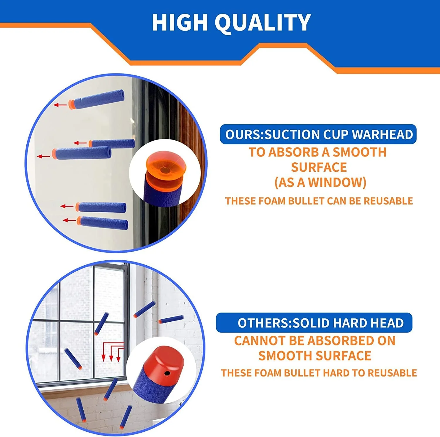 Chanak Soft Bullets for Toy Guns | Pack of 30 Vacuum Suction Bullets for Kids – BIS Approved - Image 4
