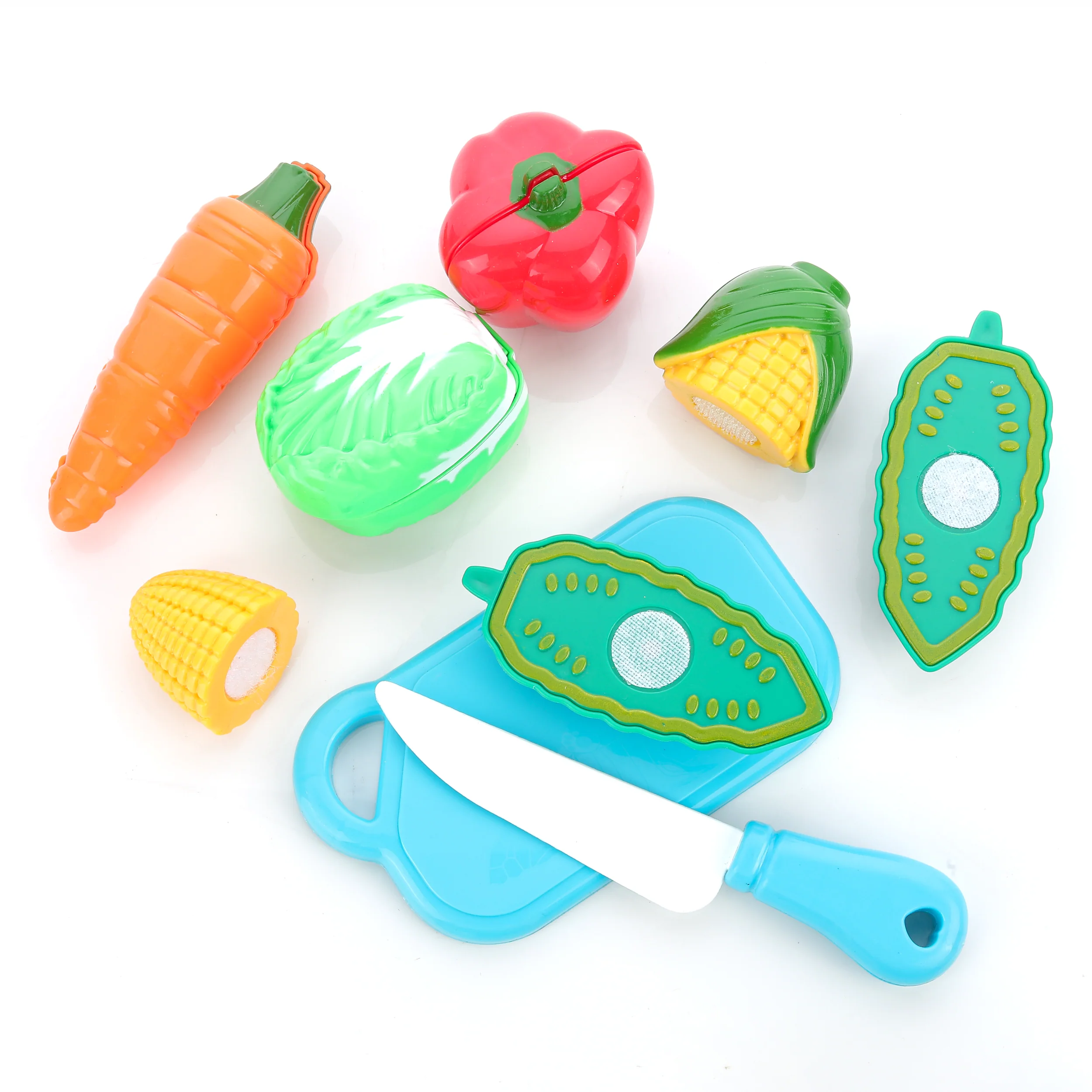 Chanak Vegetable Cutting Toy Set for Kids | Pretend Play Knife & Cutting Board Set – BIS Approved - Image 5